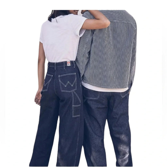 Wrangler Womens Casey Jones Utility Carpenter Barrel 652 High Rise Jean Size 35 - Picture 9 of 16